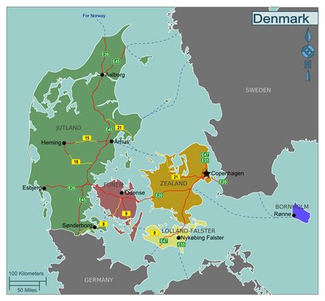 how big is denmark.